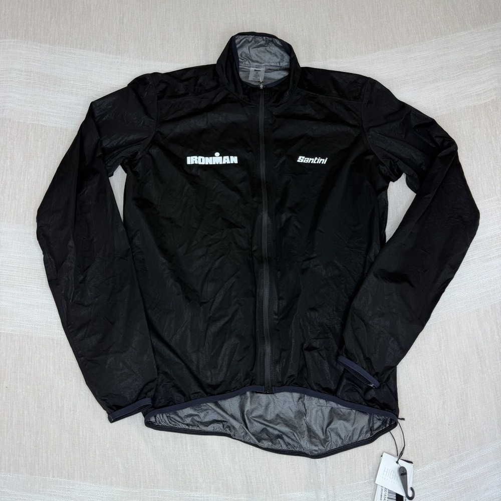 NWT Santini Ironman Guard Nimbus Men's Cycling Rain Jacket XL Waterproof $239